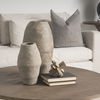 Rundal Large Gray Paper Mache Vase thumbnail 1