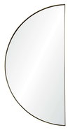Halfmoon Wall Mirror, by Renwil, 40" height x 1" depth thumbnail