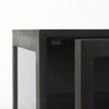 Arelius 20L x 18W x 26H Black-Brown Wood with Black Metal Frame End/Side Table thumbnail 8