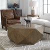 Volker Honey Coffee Table, by Uttermost, 48" width x 18" height x 43.8" depth thumbnail 2