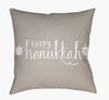 Happy Hannukah Accent Pillow, Decorative Pillow by Surya, 18" length x 18" width thumbnail