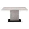 Hanlon Dining Table Light Grey, by Moe's Home, 53" width x 29.5" height x 31.5" depth thumbnail 1