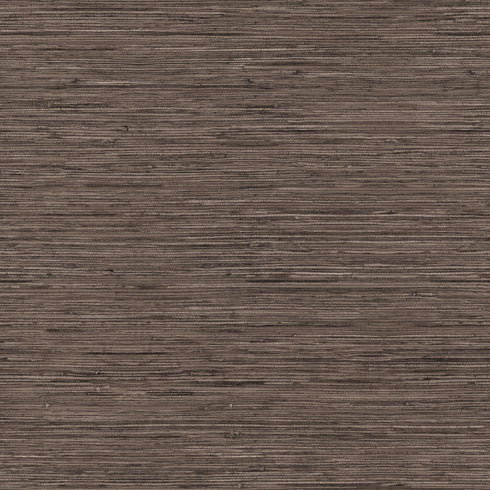 Faux Grasscloth Brown Peel & Stick Wallpaper