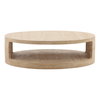 Hilaire Coffee Table Light Natural, by Dovetail, 51" width x 15.25" height x 51" diameter x 51" depth thumbnail 2