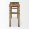 Rosie 54' Brown Wood Console Table, by Mercana, 54" length x 16" width x 30" height thumbnail 5