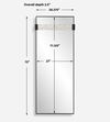 Stratton Modern Dressing Mirror thumbnail 2