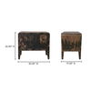 Iris Nightstand Distressed Black, by Moe's Home, 30" width x 26" height x 19" depth thumbnail 10