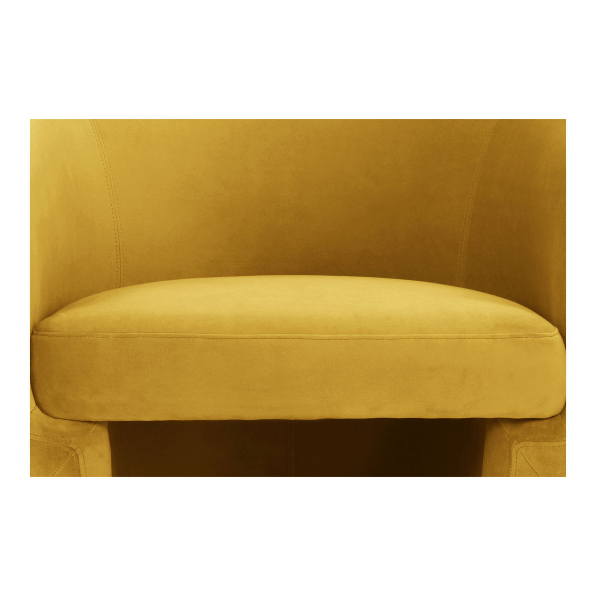 Franco Chair Mustard, Accent Chair by Moe's Home, 27.5" width x 27.5" height x 28" depth View 5