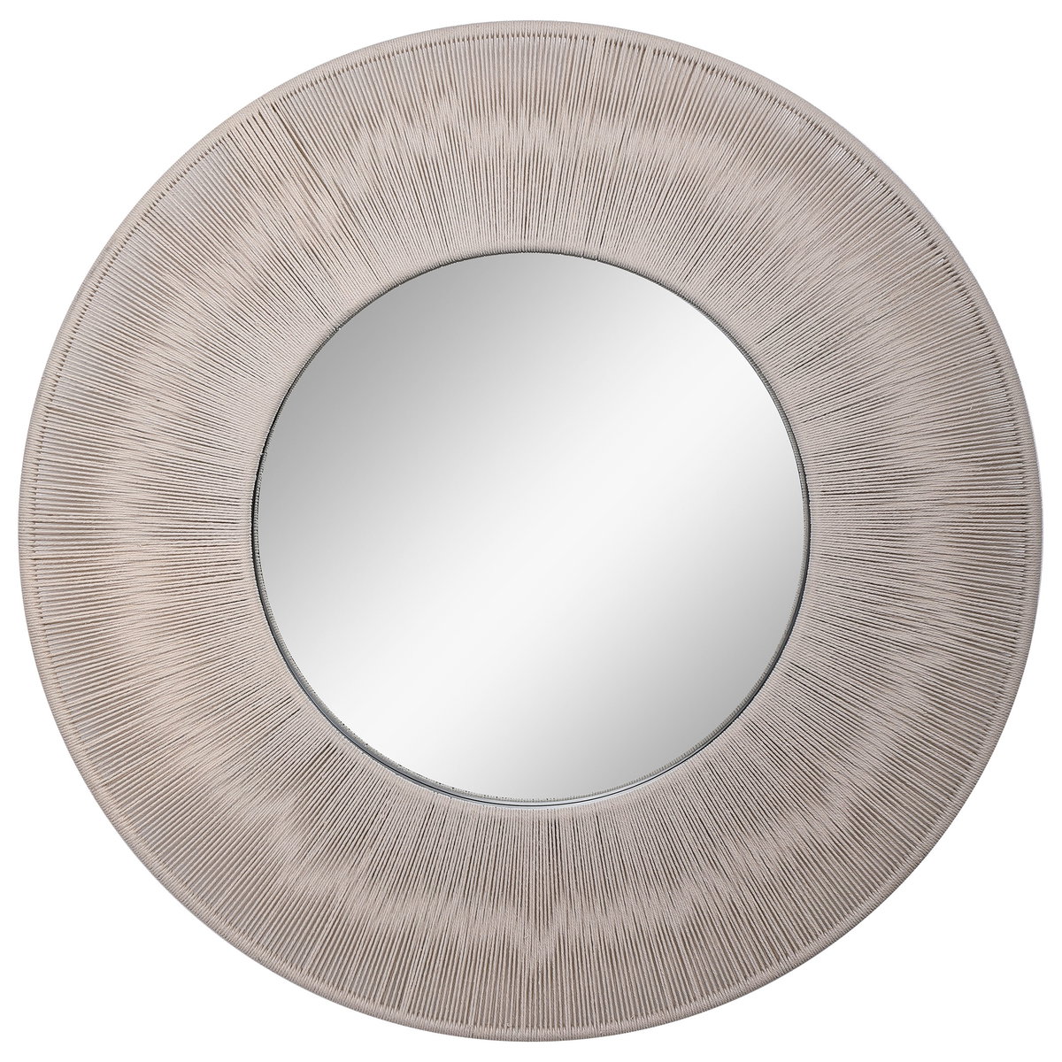 Sailor's Knot Round Mirror, by Uttermost, 51.25" width x 51.25" height x 2.5" depth View 1