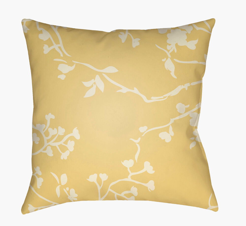 Chinoiserie Floral Accent Pillow large image 