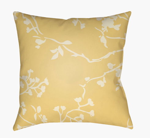 Chinoiserie Floral Accent Pillow
