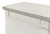 Luciana Wood Drs Buffet,112',St.Wht,Grey, Cabinets & Sideboard by Sarreid, 112" length x 15" width x 38" height thumbnail 5