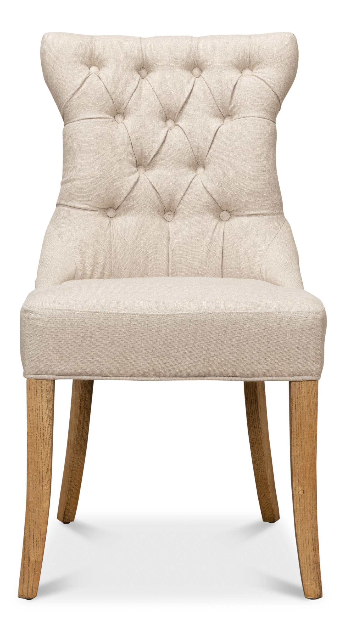 Sophie Side Chair, White Linen large image 