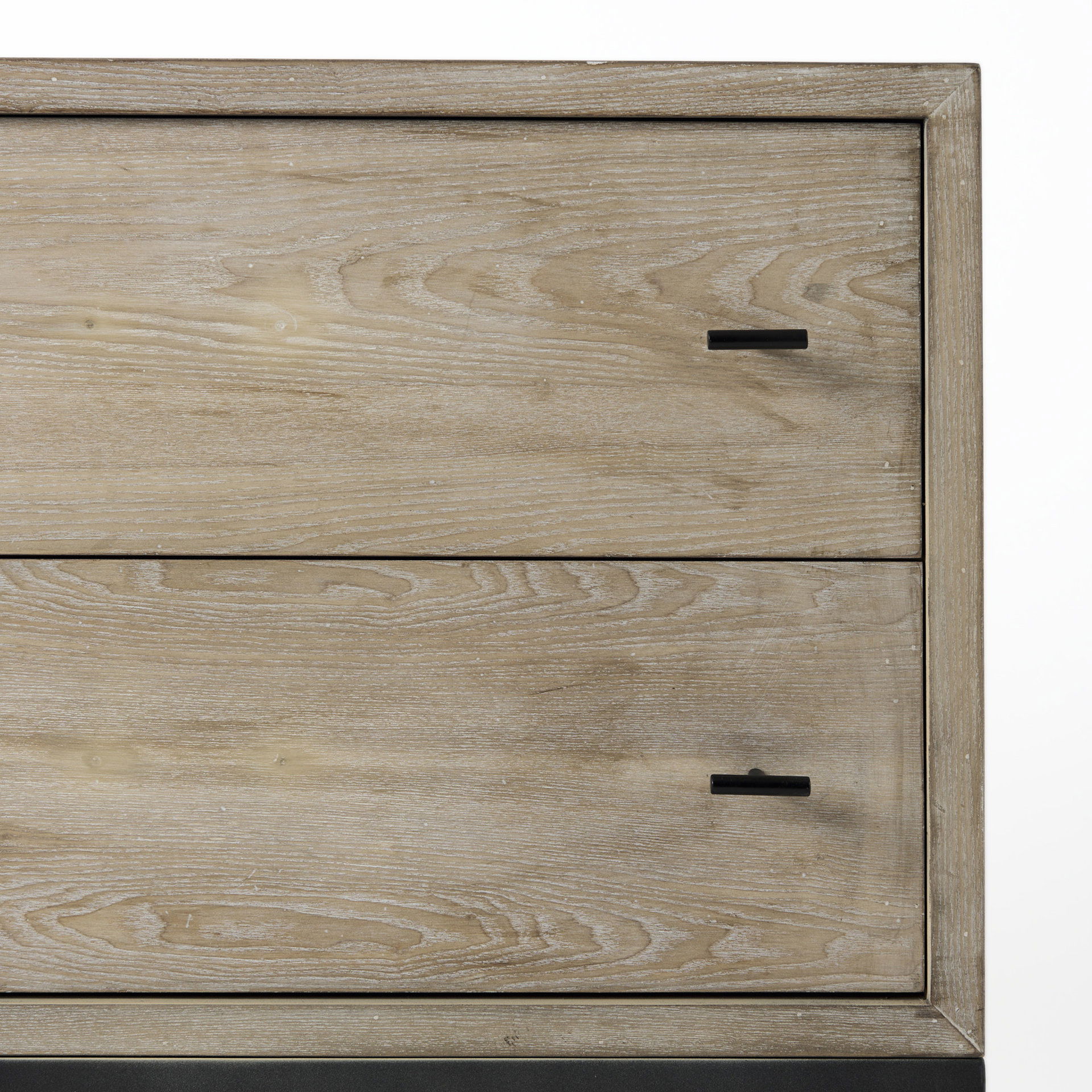 Ciara 32L x 16W Beige Fir Veneer 2 Drawer Accent Cabinet large image 