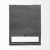 Felix Gray Metal Square Table Clock, by Mercana, 14.4" length x 5.1" width x 18.1" height thumbnail 5