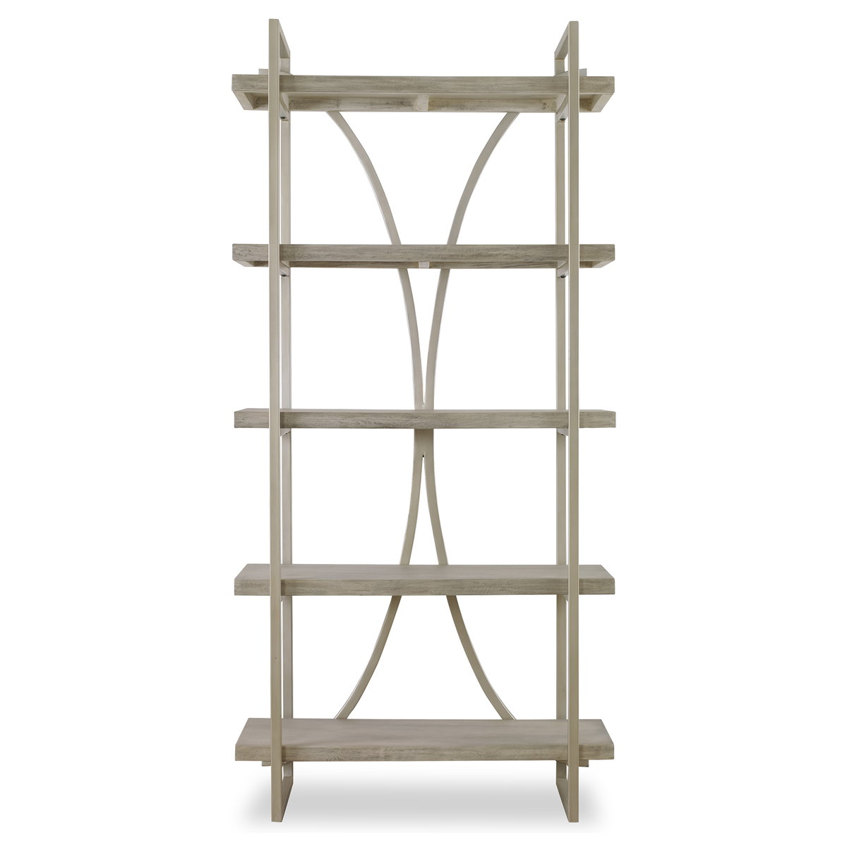 Sway Soft Gray Etagere, by Uttermost, 3'6" width x 7'4" height x 1'7" depth View 1