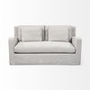 Denly I 69 X 38.25 X 34.5 Frost Gray Slipcover Two Seater Sofa, Sofas & Sectional by Mercana, 69" length x 38.25" width x 34.5" height thumbnail 5