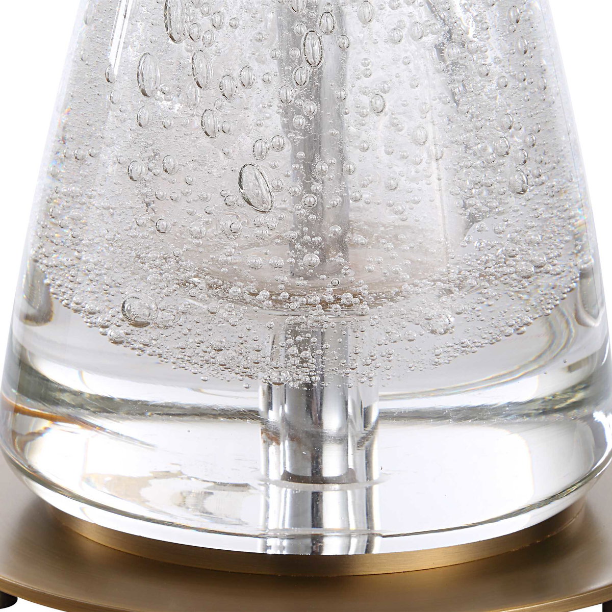 Alistair Brass Buffet Lamp, Table Lamp by Uttermost, 11" width x 34.25" height x 11" depth View 7