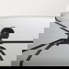 Sarah  Arched Black Metal with Marble Cube and White Shade Table Lamp thumbnail 7