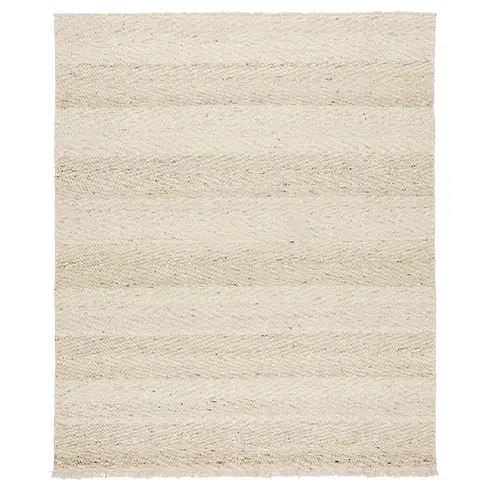 Jaipur Living Klarna LEO04 Handmade Stripes Beige and Cream Area Rug (8