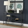 Leo Industrial Console Table, by Uttermost, 52" width x 34" height x 12.25" depth thumbnail 5