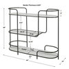 Trolley Bar Console, Console Table by Uttermost, 44" width x 38" height x 14" depth thumbnail 3
