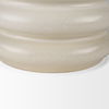 Twyla Short Cream Glazed Floor Vase, by Mercana, 12.8" length x 12.6" width x 11.81" height thumbnail 8