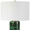 Galeno Emerald Green Table Lamp, by Uttermost, 17" width x 27.75" height x 17" depth thumbnail 6
