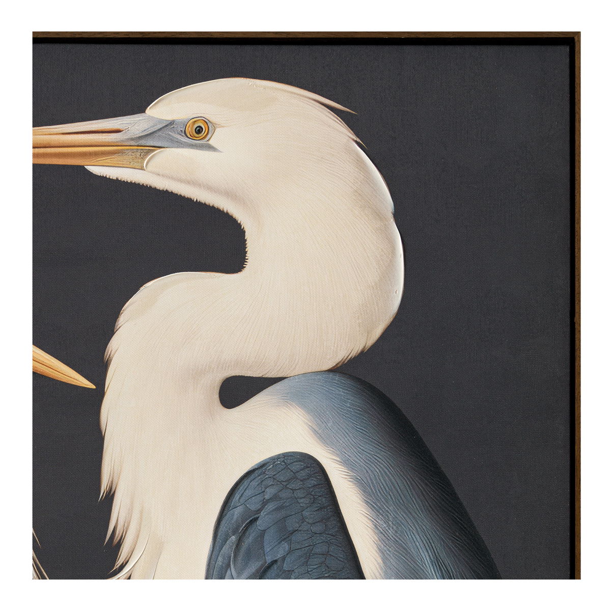 Two Cranes Framed Painting, by Moe's Home, 34" width x 26" height x 1.38" depth View 4