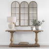 Amiel Arched Brown Mirror, by Uttermost, 16.5" width x 50" height x 1.37" depth thumbnail 2