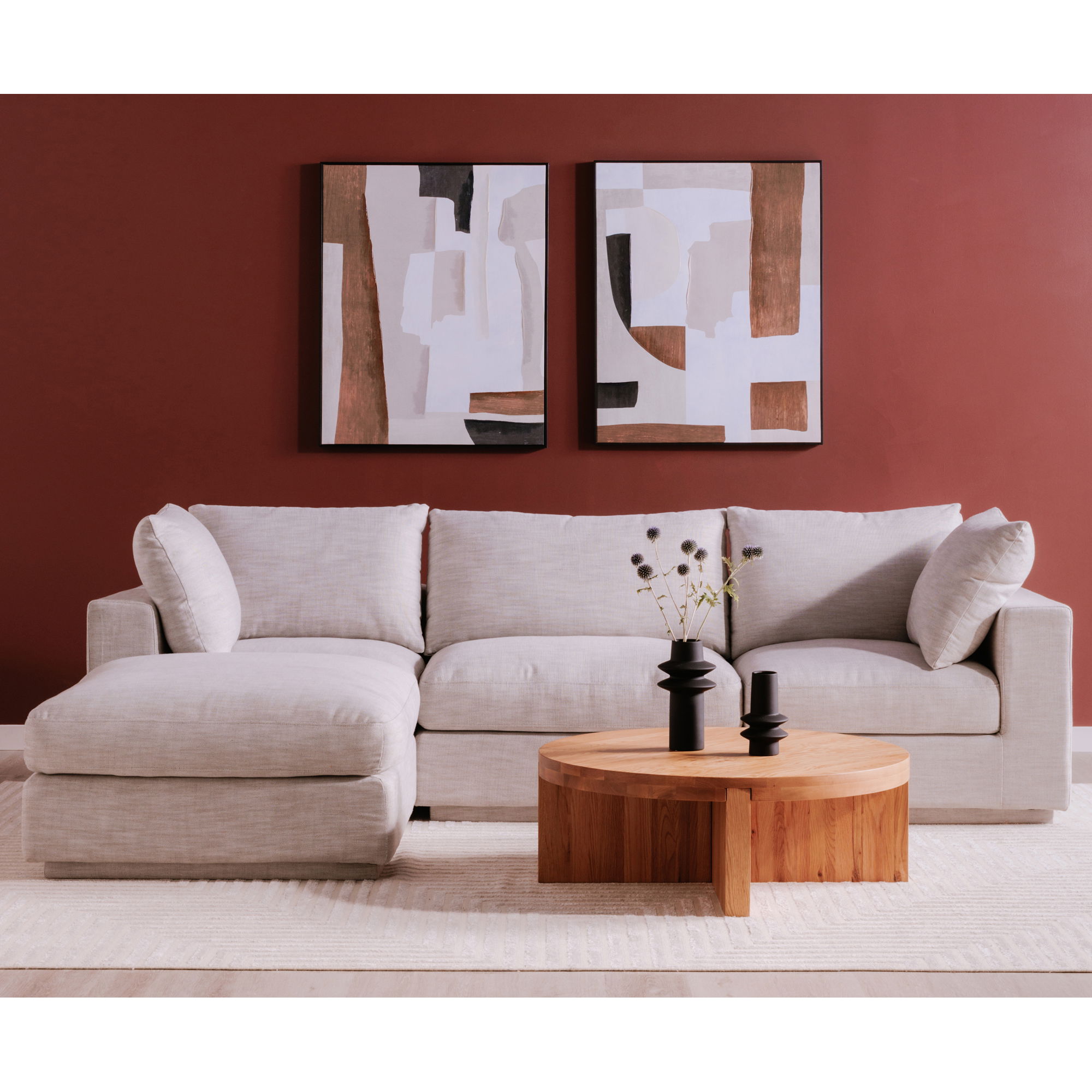 Justin Lounge Modular Sectional large image 