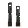 Cipher Black Wood Totems Set/2, Figurines & Statue by Uttermost, 5.12" width x 27.25" height x 4.5" depth thumbnail 4