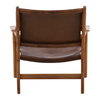 Marceline Occasional Chair Brown, Accent Chair by Dovetail, 30.5" width x 30.8" height x 32.67" depth thumbnail 4