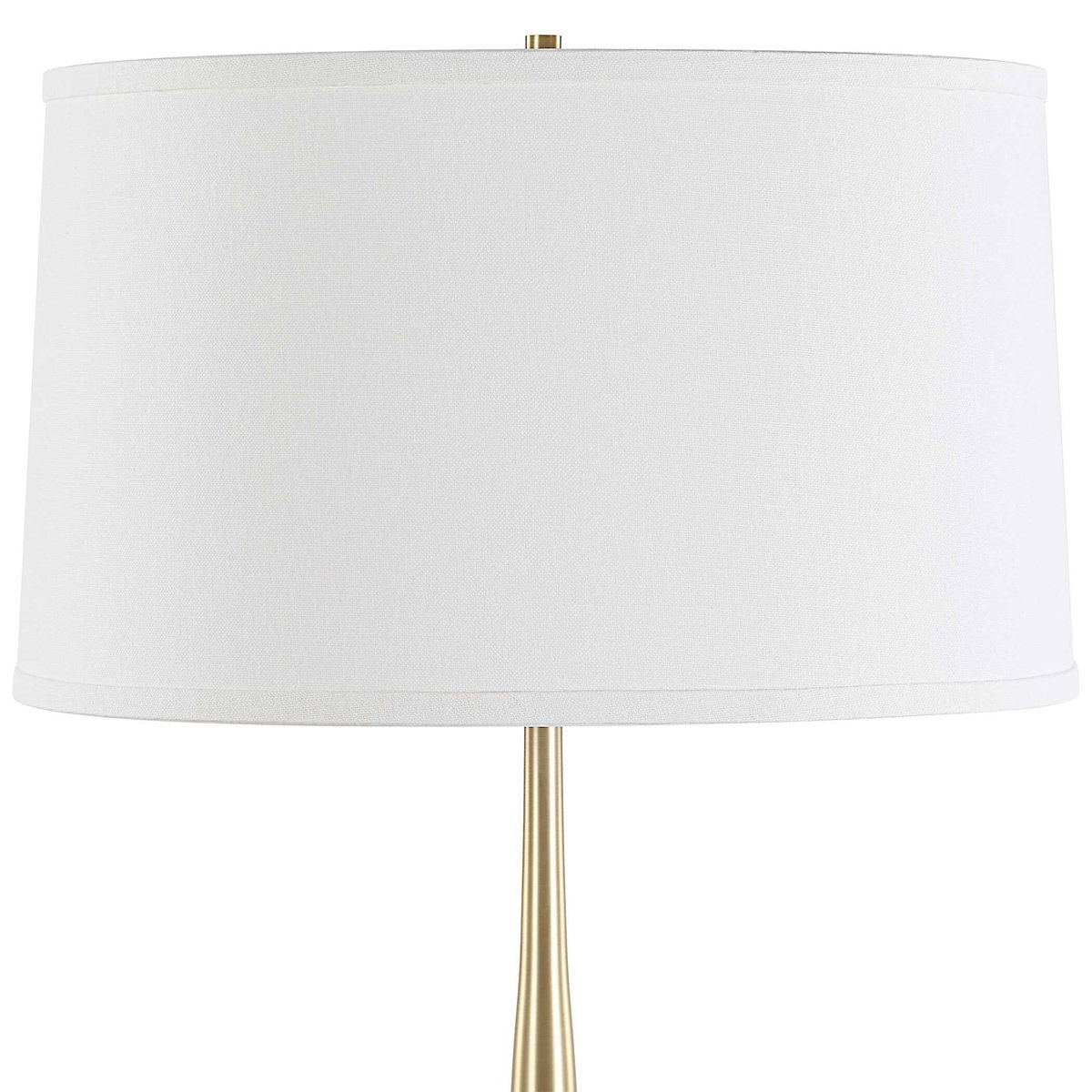 Booker Thin Brass Table Lamp, by Uttermost, 17" width x 34.25" height x 17" depth View 6