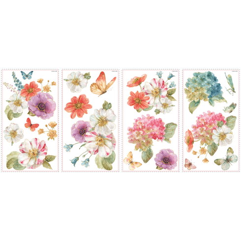 Lisa Audit Garden Bouquet Wall Decals