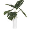 Muse Monstera White Vase Centerpiece, Decorative by Uttermost, 36" width x 36" height x 36" depth thumbnail 6