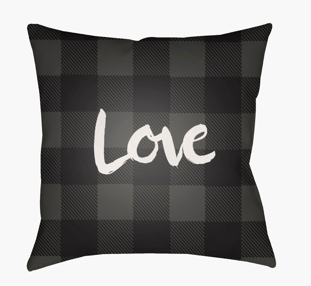 Love II Accent Pillow, Decorative Pillow by Surya, 18" length x 18" width