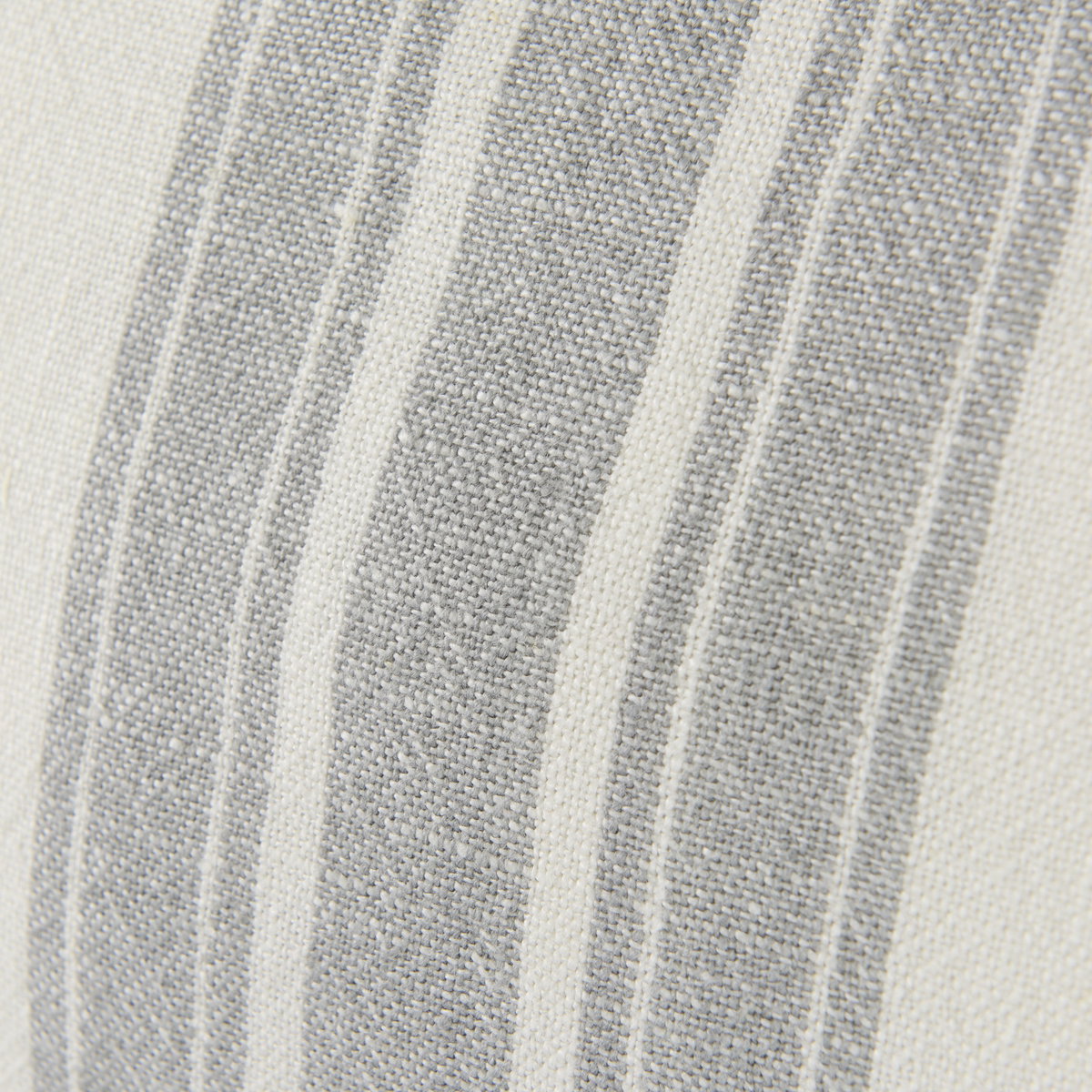 Patrice 22 x 22 Cream With Gray Stripes Decorative Pillow Cover, by Mercana, 22" length x 22" width x 0.2" height View 8