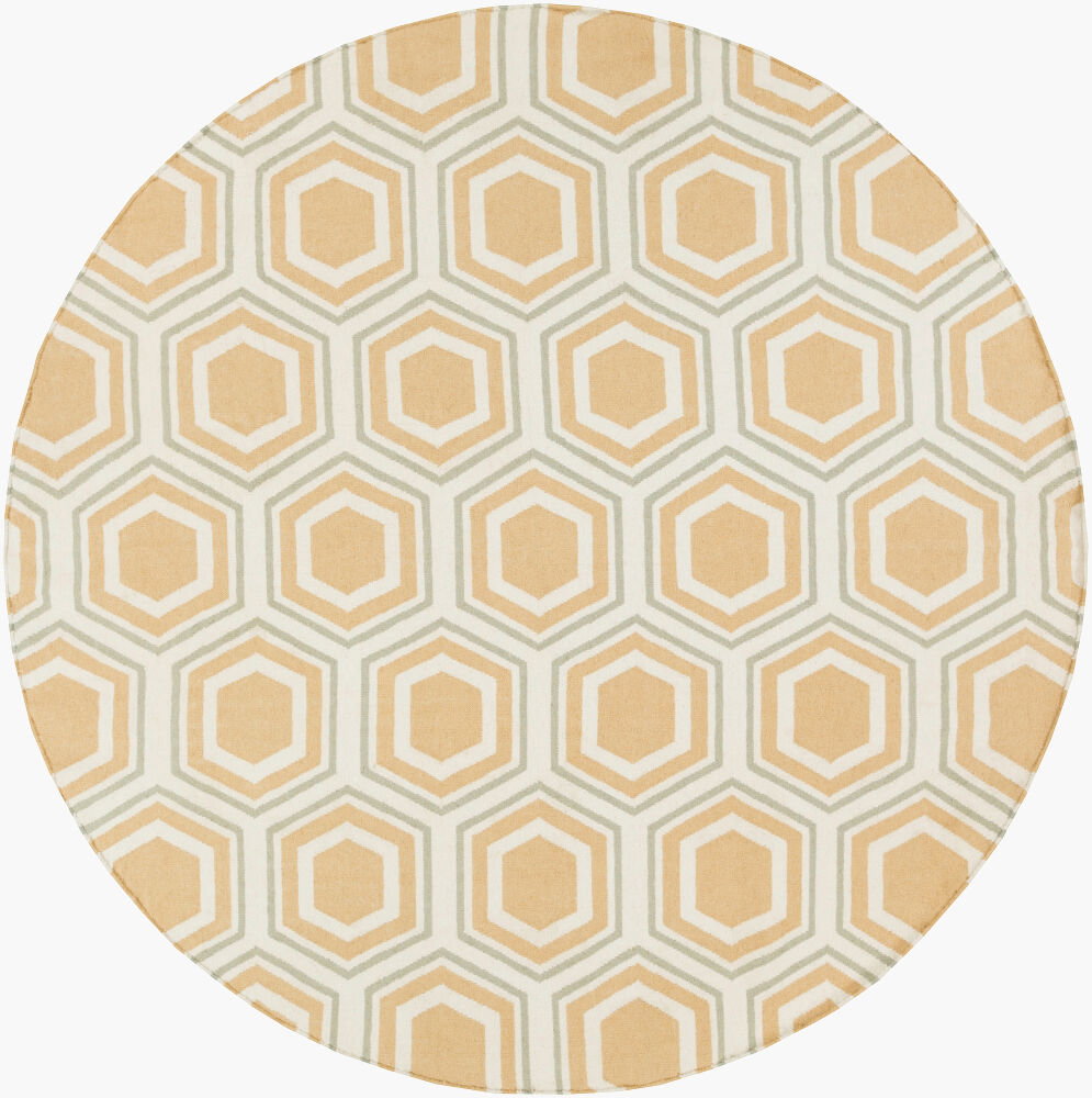 Fallon Handmade Rug, by Surya, 8' length x 8' width