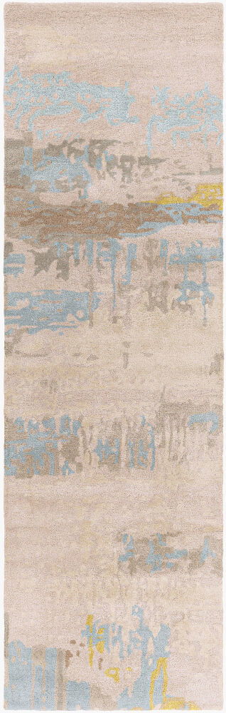 Kavita Handmade Rug, by Surya, 8' length x 2'6" width