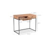 Atelier Desk Natural, by Moe's Home, 35.5" width x 30" height x 20" depth thumbnail 5