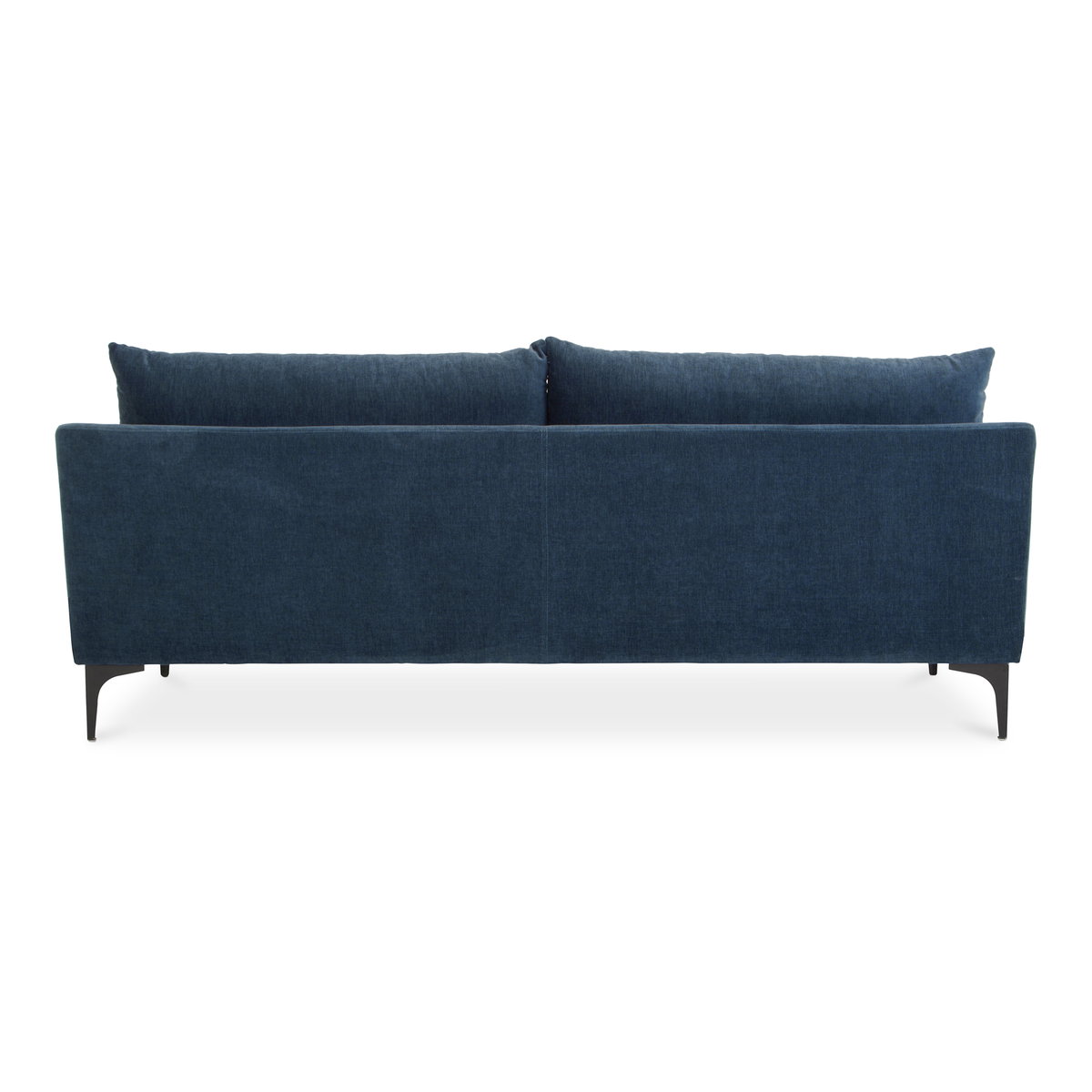 Paris Sofa Blue, Sofas & Sectional by Moe's Home, 80" width x 27" height x 35" depth View 4