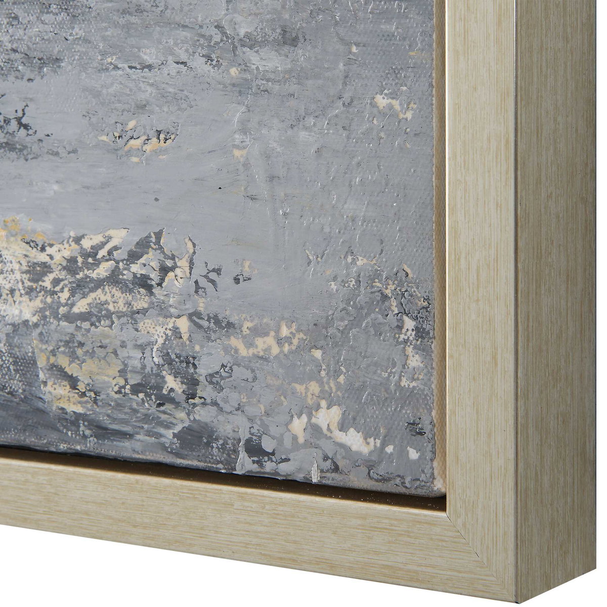 Intuition Hand Painted Abstract Art, by Uttermost, 51.5" width x 41.5" height x 1.5" depth View 7