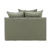 Vivian Sofa Chair Frame, Sofas & Sectional by Dovetail, 51" width x 28" height x 40.5" depth thumbnail 4