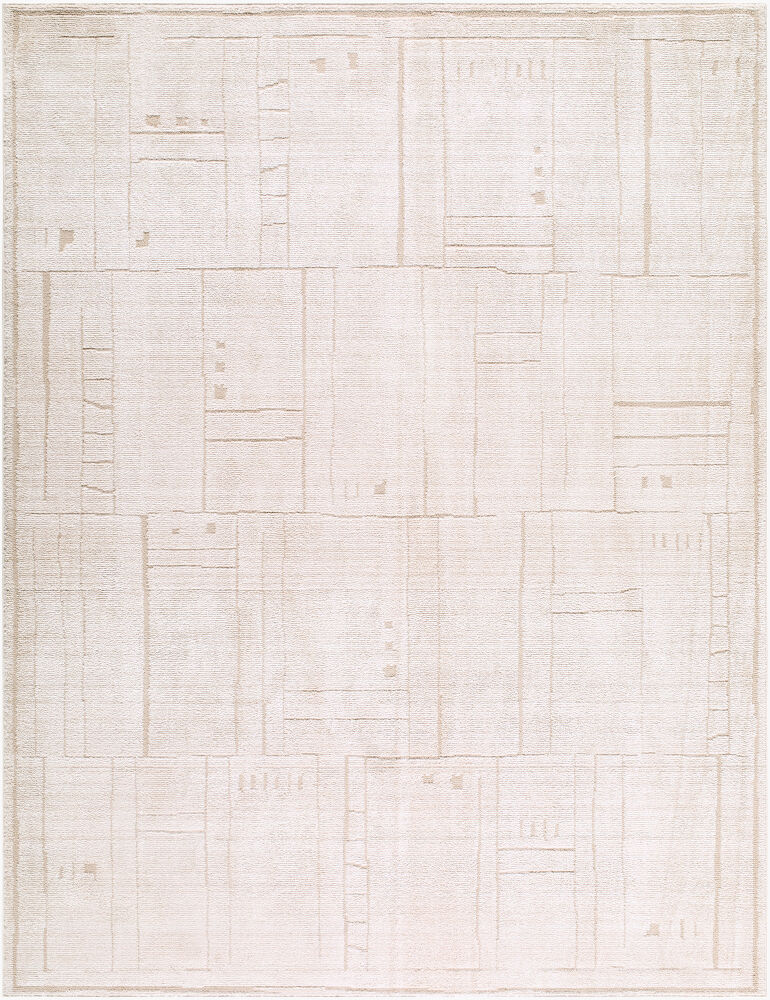 Alma Machine Woven Rug, by Surya, 10'2.05" length x 7'10.49" width