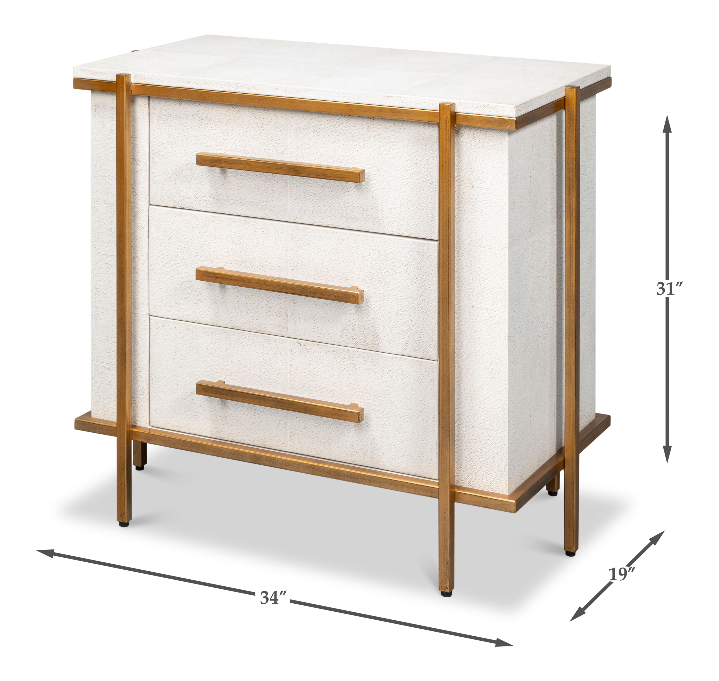Blakely Night Stand  Osprey White large image 