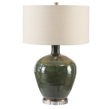 Online Designer Living Room Elva Emerald Table Lamp