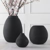 Hearth Matte Black Vases, Set/3 thumbnail 3