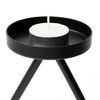 Meira Black Metal Seven Votive Table Candle Holder, Candles & Candle Holder by Mercana, 20.47" length x 9.06" width x 6.69" height thumbnail 5