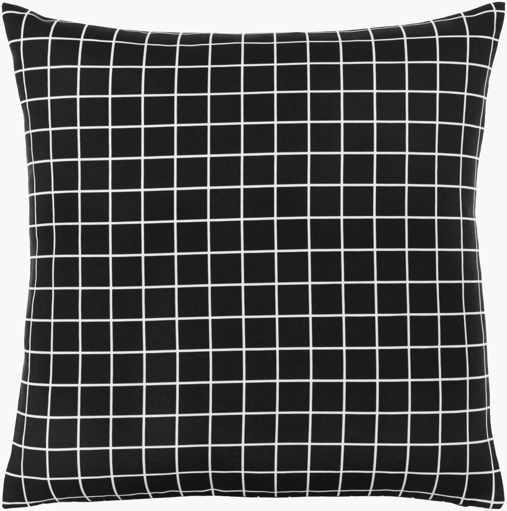 Check Accent Pillow Poly, Decorative Pillow by Surya, 20" length x 20" width